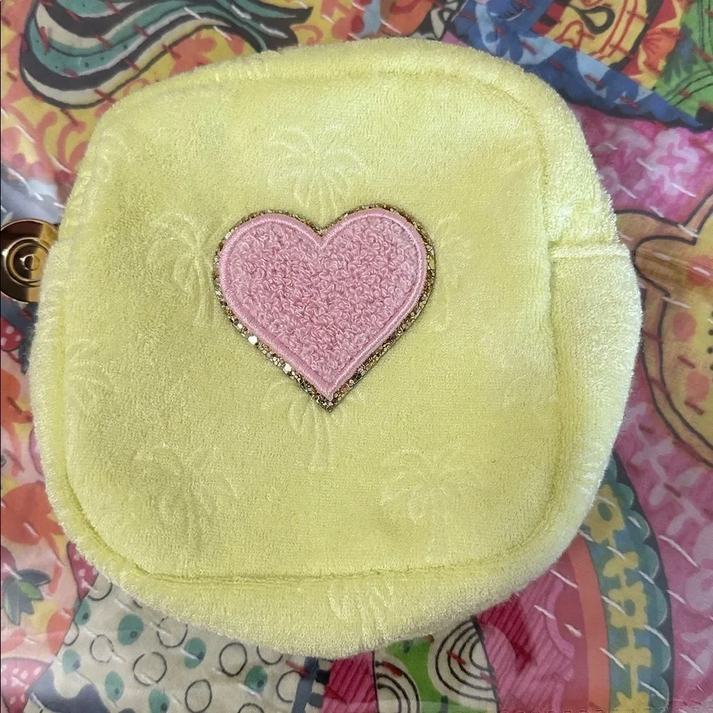 NWOT Stoney Clover Lane x Target Terry Palm Trees Embossed Pouch